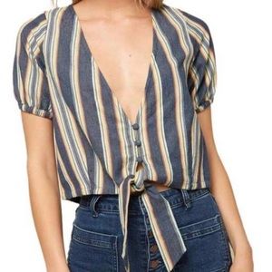 O’Neill Kaylee Tie front Crop🤩
